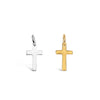 Cross Charm Add On - Silver - Gold