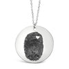 Custom Personalized Fingerprint With Heart Necklace