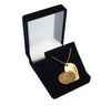 Gold Filled Custom Fingerprint and Name Heart Necklace