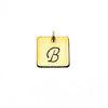 Square Charm Add On - Silver  - Gold - Rose Gold