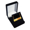 Custom Bar Fingerprint and Name Necklace Gold Plated