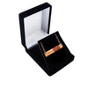 Custom Bar Fingerprint and Name Necklace Rose Gold Plated