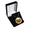 Gold Filled Actual Fingerprint Heart Necklace