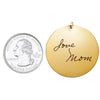 Gold Filled Handwriting Necklace