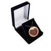 Rose Gold Filled Actual Fingerprint Heart Necklace