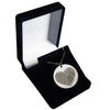 Solid Sterling Silver Fingerprint Heart Necklace
