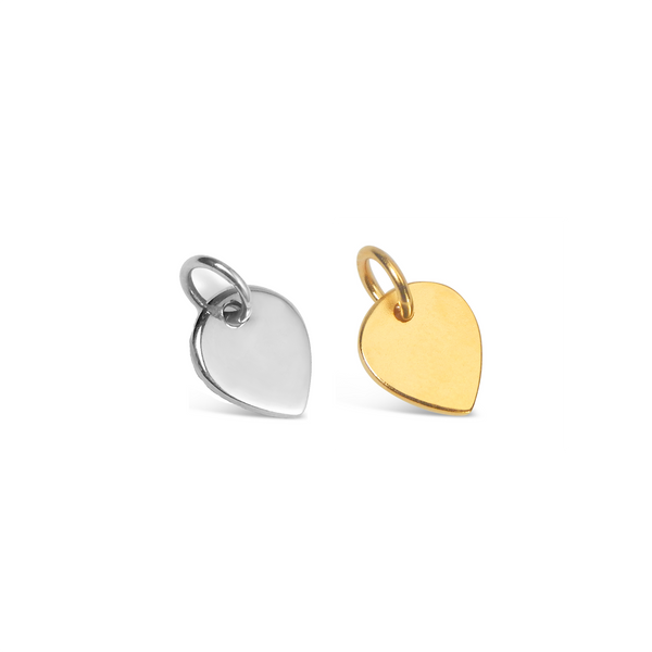 Tiny Lotus Petal Charm Add On - Silver - Gold