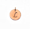 Circle Charm Add On - Silver - Gold - Rose Gold