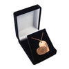 Rose Gold Filled Custom Fingerprint and Name Heart Necklace