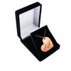 Rose Gold Filled Custom Handwriting Heart Necklace