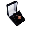 Rose Gold Filled Actual Fingerprint Small Round Necklace