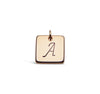 Square Charm Add On - Silver  - Gold - Rose Gold
