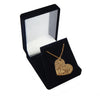 Custom Gold Filled Fingerprints Heart Necklace