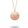 Rose Gold Filled Handwriting Necklace